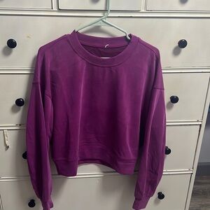 lululemon athletica Lululemon Softstreme Perfectly Oversized Cropped Crewneck